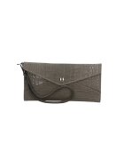 Gave Lux Portofel de piele cu aspect de piele de crocodil 25677 - Gri