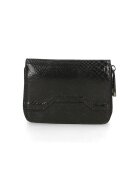 Gave Lux Portofel de piele cu aspect de piele de reptila 225679 - Negru