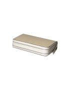 Gave Lux Portofel de piele cu aspect striat 25589 - Bej