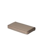 Gave Lux Portofel de piele cu fermoar 25583 - Maro taupe