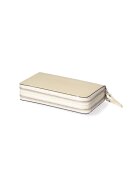 Gave Lux Portofel de piele cu fermoar 25593 - Bej