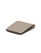 Gave Lux Portofel pliabil unisex piele - Maro taupe - 9.5 x 12 x 2.5 cm