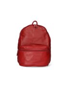 Gave Lux Rucsac unisex din piele cu buzunar exterior - Rosu