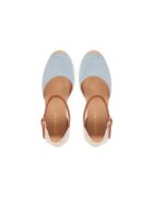 GENUINS Espadrile dama G106384 - Piele naturala - Albastru