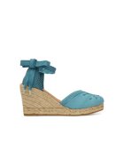 GENUINS Espadrile dama G106496 - Textil - Albastru