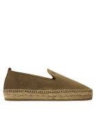 GENUINS Mocasini barbati 303739102 - Piele naturala/Velur - Kaki