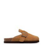 GENUINS Papuci dama 301455127 - Piele naturala - Maro - Maro