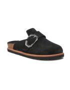 GENUINS Papuci dama 301455271 - Piele naturala - 39 EU - Negru