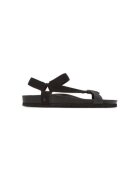 GENUINS Sandale barbati G106468 - Textil - Negru - Negru