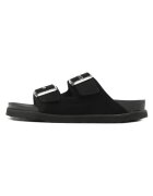 GENUINS Slapi dama - G104349 - Piele naturala - Negru