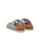 GENUINS Slapi dama - G106252 - Piele naturala - Albastru deschis
