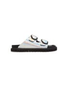 GENUINS Slapi dama - G106279 - Piele ecologica - Argintiu