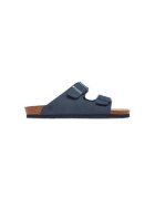 GENUINS Slapi unisex G104360 - Piele ecologica - Bleumarin