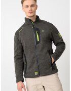 Geo Norway Bluza de trening cu fermoar Trampoline - Verde melange inchis