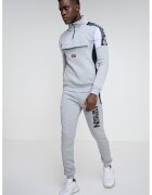 Geo Norway Bluza de trening cu logo Fagostino - Gri melange