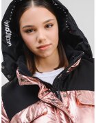 Geo Norway Geaca cu aspect metalizat Bilkiss - Negru/Roz