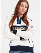 Geo Norway Hanorac din fleece Gymclass - Alb/Albastru inchis