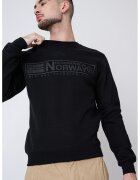 Geographical Norway Bluza cu decolteu la baza gatului Gantoine - Negru