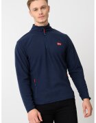 Geographical Norway Bluza de trening slim fit cu fermoar Ulysse - Bleumarin