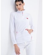 Geographical Norway Bluza de trening slim fit cu fermoar Ulyssia - Alb
