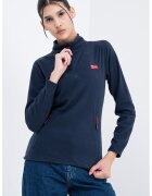 Geographical Norway Bluza de trening slim fit cu fermoar Ulyssia - Bleumarin
