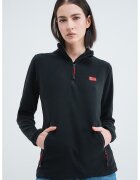 Geographical Norway Bluza de trening slim fit cu fermoar Ulyssia - Negru