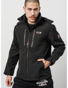 Geographical Norway Geaca cu gluga Timmex - Negru