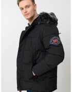Geographical Norway Geaca cu vatelina Delote - Negru