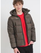 Geographical Norway Geaca cu vatelina si buzunare cu fermoar Bayou - Kaki