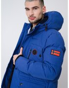 Geographical Norway Geaca cu vatelina si gluga Albert - Albastru inchis