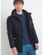 Geographical Norway Geaca cu vatelina si gluga Albert - Bleumarin