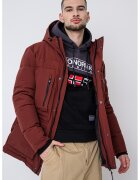 Geographical Norway Geaca cu vatelina si gluga Albert - Maro cognac