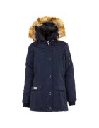 Geographical Norway Geaca de iarna - impermeabila - cu gluga detasabila - bleumarin - poliamida -