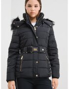 Geographical Norway Geaca impermeabila rezistenta la vant - cu gluga detasabila Blood - Auriu/Negru