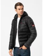 Geographical Norway Geaca matlasata cu fermoar Alaric - Negru