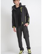 Geographical Norway Jacheta cu finisaj rezistent la apa cu gluga detasabila Ritchone - Negru