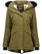 Geographical Norway Jacheta fete Celeste - Bumbac - Kaki