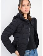 Geographical Norway Jacheta regular fit cu gluga Bastia - Negru