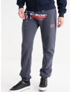 Geographical Norway Pantaloni de trening cu logo Mapote - Gri inchis