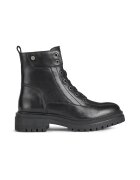 Geox Bocanci de piele Iridea - Negru