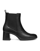 Geox Botine Chelsea de piele - Negru