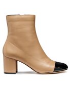 Geox Botine dama Virnilisa 65 - bej - piele naturala -