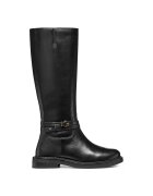 Geox Cizme de calarie pentru femei - 305319647 - piele naturala - negru -