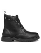 Geox Cizme fete 303949181 - Piele ecologica - Negru - Negru