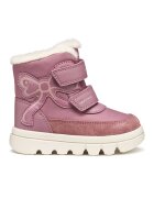Geox Cizme impermeabile cu velcro Willaboom - Roz prafuit