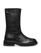 Geox Cizme mid-calf de piele - Negru
