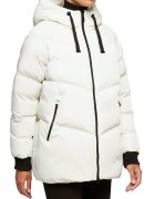 Geox Geaca supradimensionata cu gluga - Alb optic