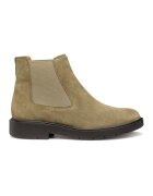 Geox Ghete Chelsea de piele intoarsa - Verde fistic