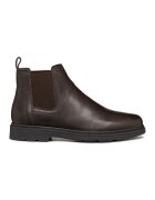 Geox Ghete Chelsea de piele - Maro inchis