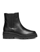 Geox Ghete Chelsea de piele - Negru